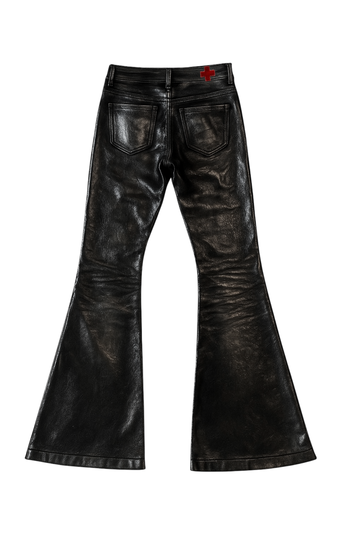 “Nurses Cure” Waxed Flared Denim